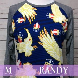 LuLaRoe Unisex Americana Randy M NWT